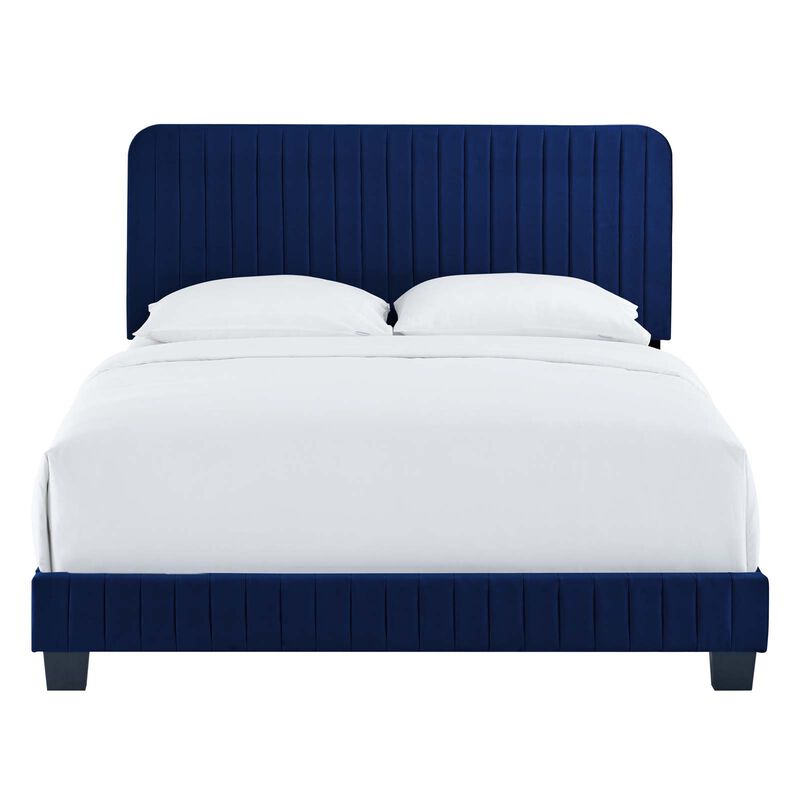 Modway - Celine Channel Tufted Performance Velvet Queen Platform Bed