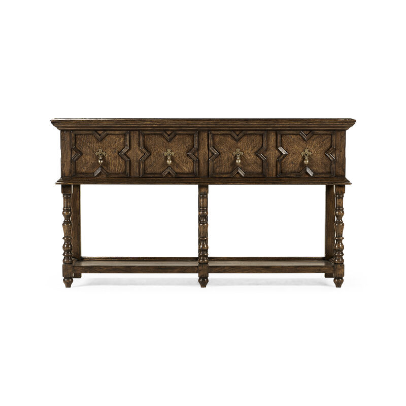 Tudor Style Dark Oak Buffet