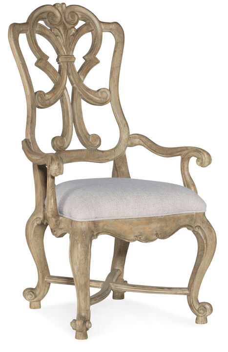 Castella Fretwork Back Arm Chair