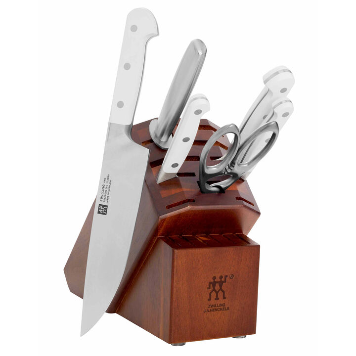 ZWILLING Pro Le Blanc 7-pc Knife Block Set