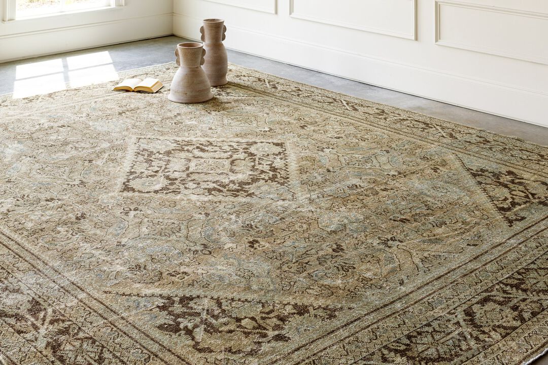 District Loom Antique Persian Mahal area rug-Clark