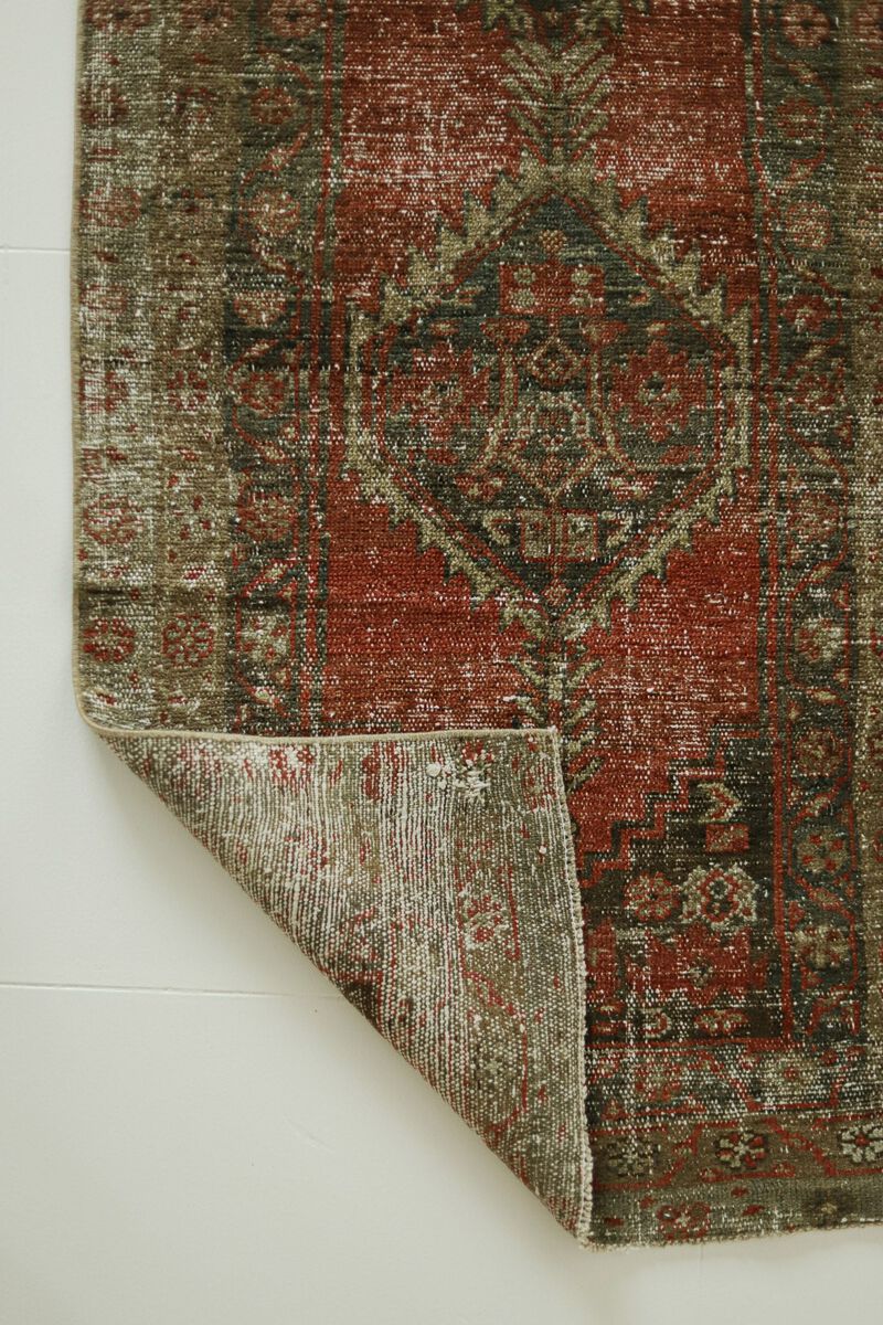 District Loom Antique Persian Heriz Karaja Runner Rug- Townsend