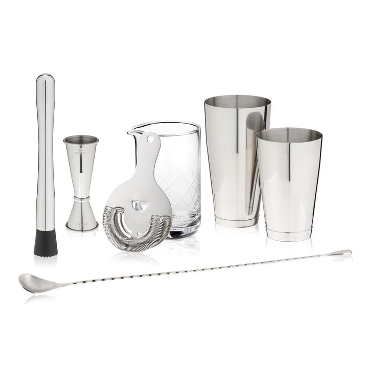 7-Piece Stainless Steel Barware Set