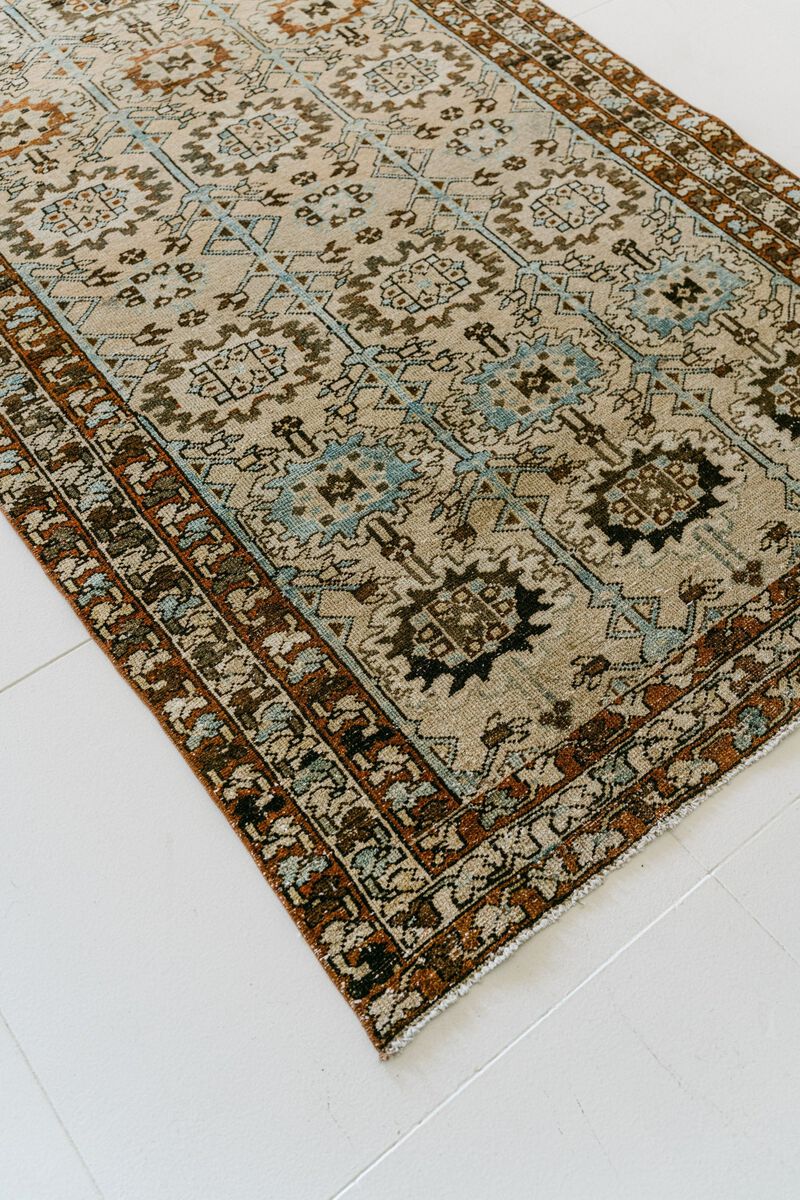 District Loom Vintage Bakhtiari scatter rug-Tannon