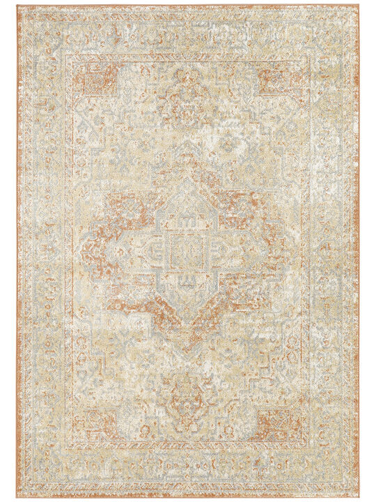 Nourison Essentials Persian NRE07 Beige/Rust 5' x 7' Rug