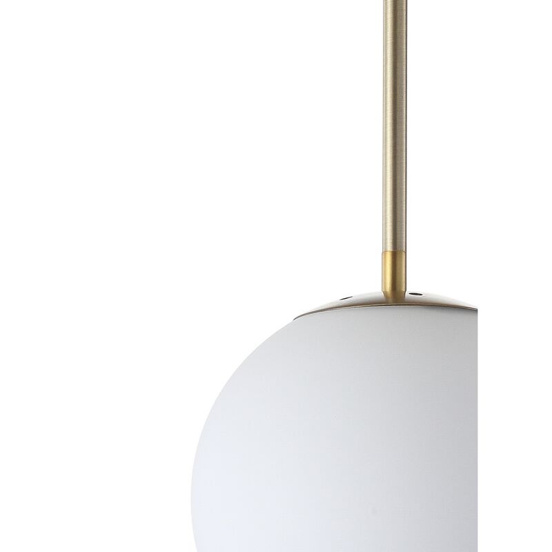 Bleecker Metal/Glass Globe LED Pendant