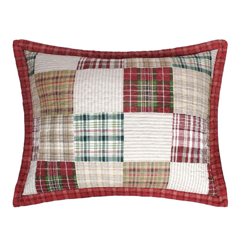 Greenland Home Fashion Oxford Ultra Comfortable Pillow Sham King Red