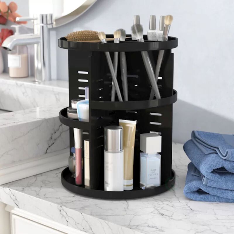 Rotating Cosmetic Storage Tower, Makeup Organizer