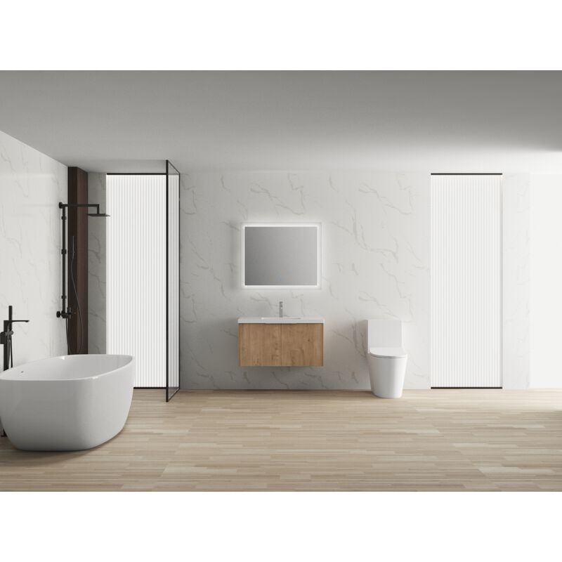 Modern Design 36 Inch Float Mounting Bathroom Vanity With Sink Soft Close Door,2 Doors-00636 IMO(KD-Packing)