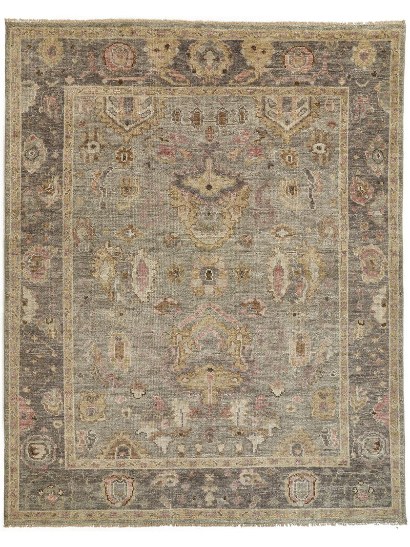 Carrington 6504F Gray/Gold/Pink 9'6" x 13'6" Rug