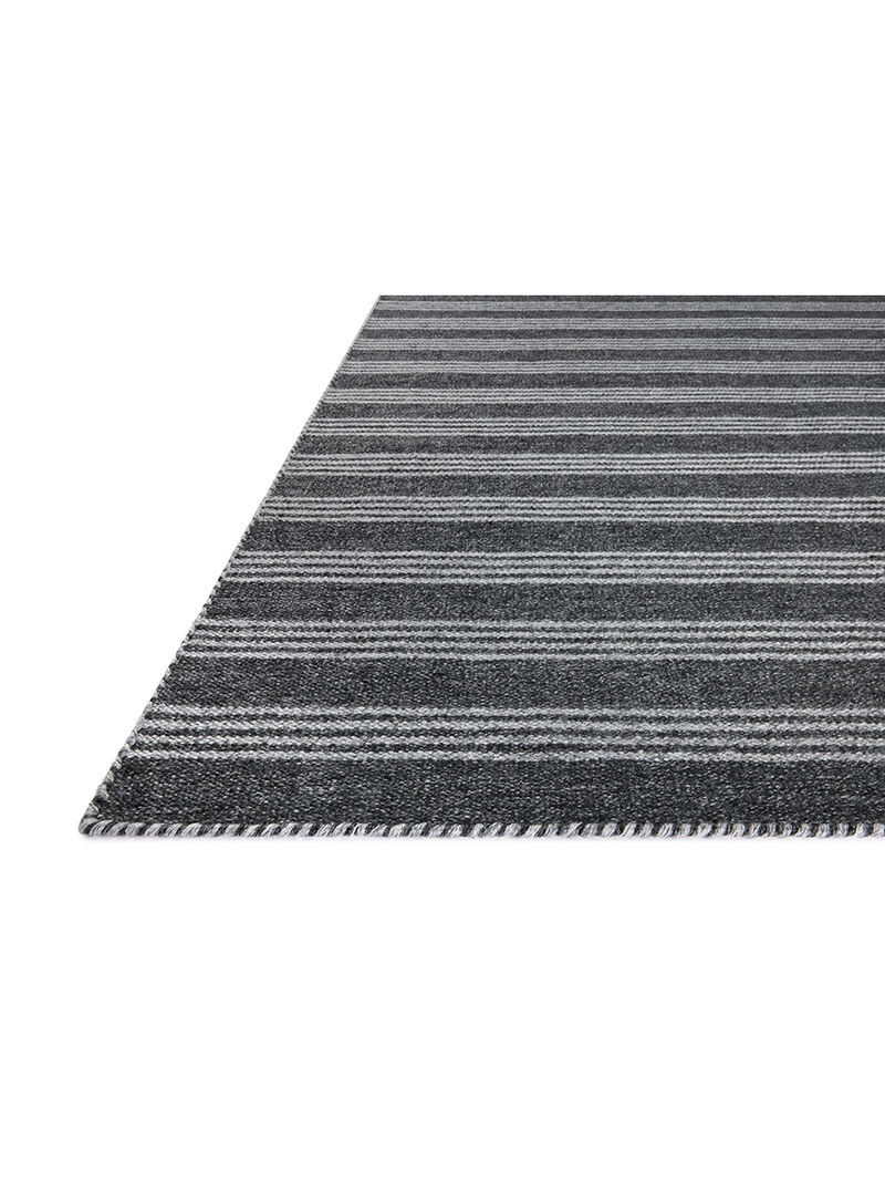 Charlie Charcoal/Grey 2'6" x 7'6" Runner Rug by Magnolia Home by Joanna Gaines x Loloi