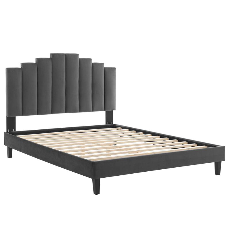 Modway - Elise Full Performance Velvet Platform Bed