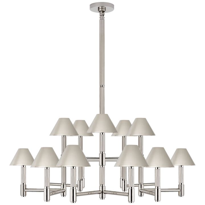 Barrett Lrg Knurled Chandelier