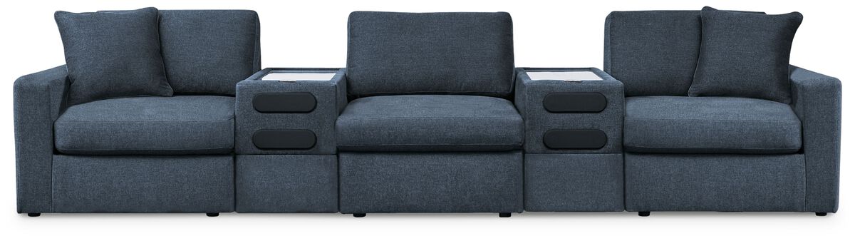 Modmax Ink 5-Piece Sectional with Audio Consoles