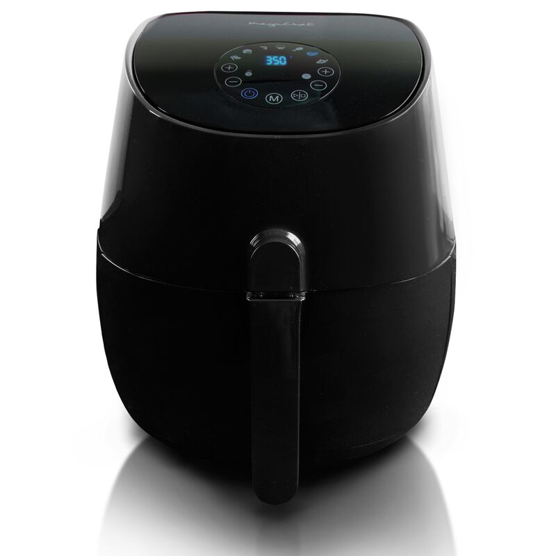 MegaChef 3.5 Quart Airfryer And Multicooker With 7 Pre-programmed Settings in Sleek Black