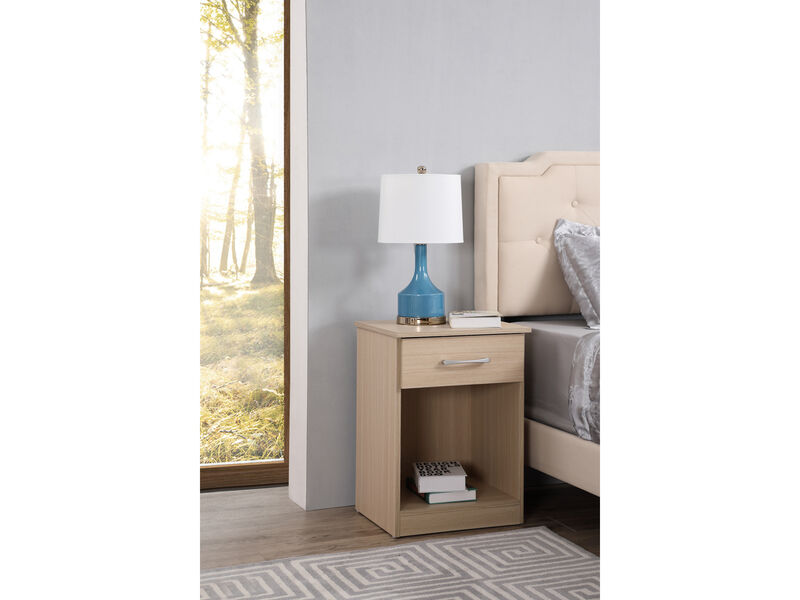 Lindsey 1-Drawer Nightstand (24 in. H x 16 in. W x 18 in. D)