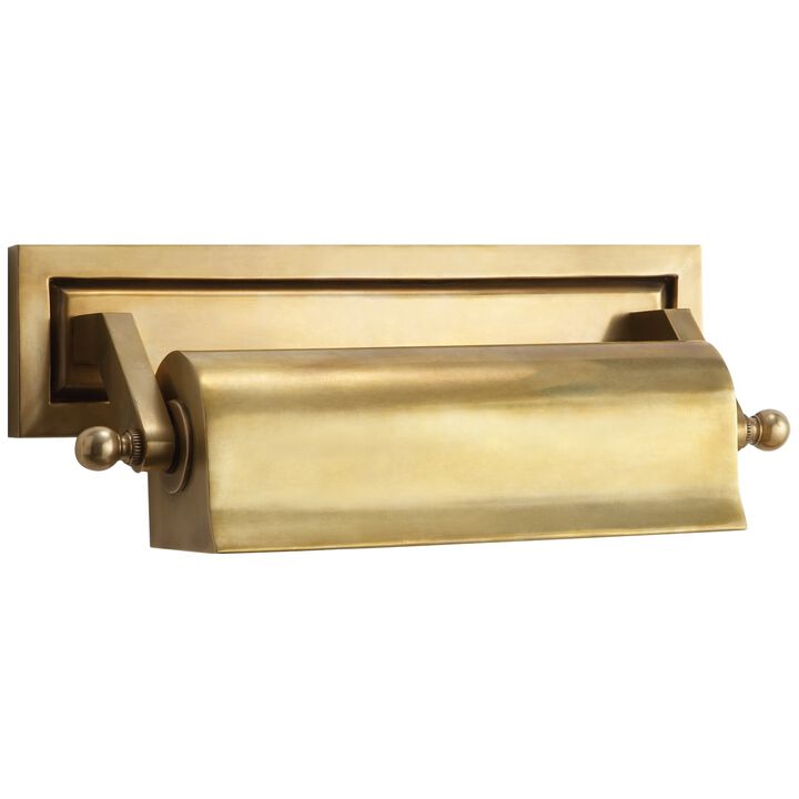 Library 10" Picture Light in Antique Brass