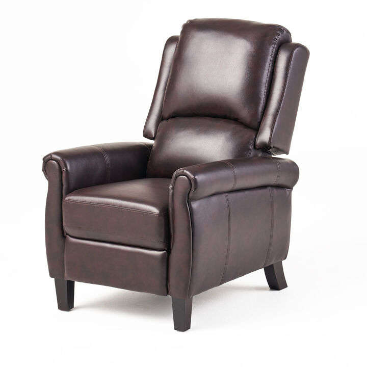 Merax Manual Pu Leather Recliner Chair
