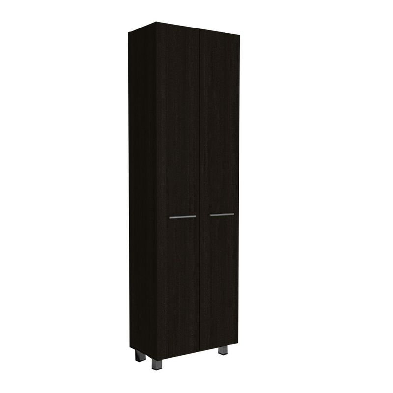 Pantry Cabinet Phoenix, Kitchen, Black