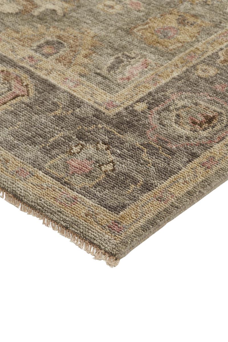 Carrington 6504F Gray/Gold/Pink 9'6" x 13'6" Rug