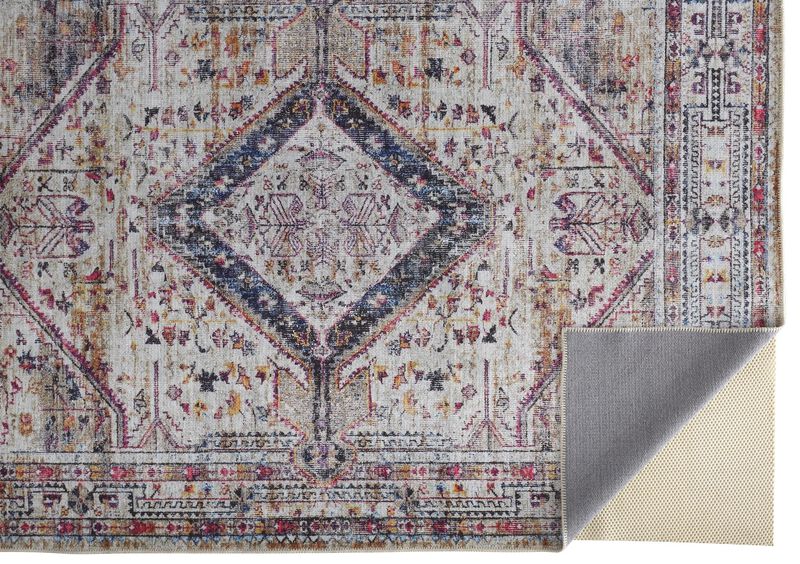 Percy 39AMF Ivory/Red/Pink 7'10" x 9'10" Rug