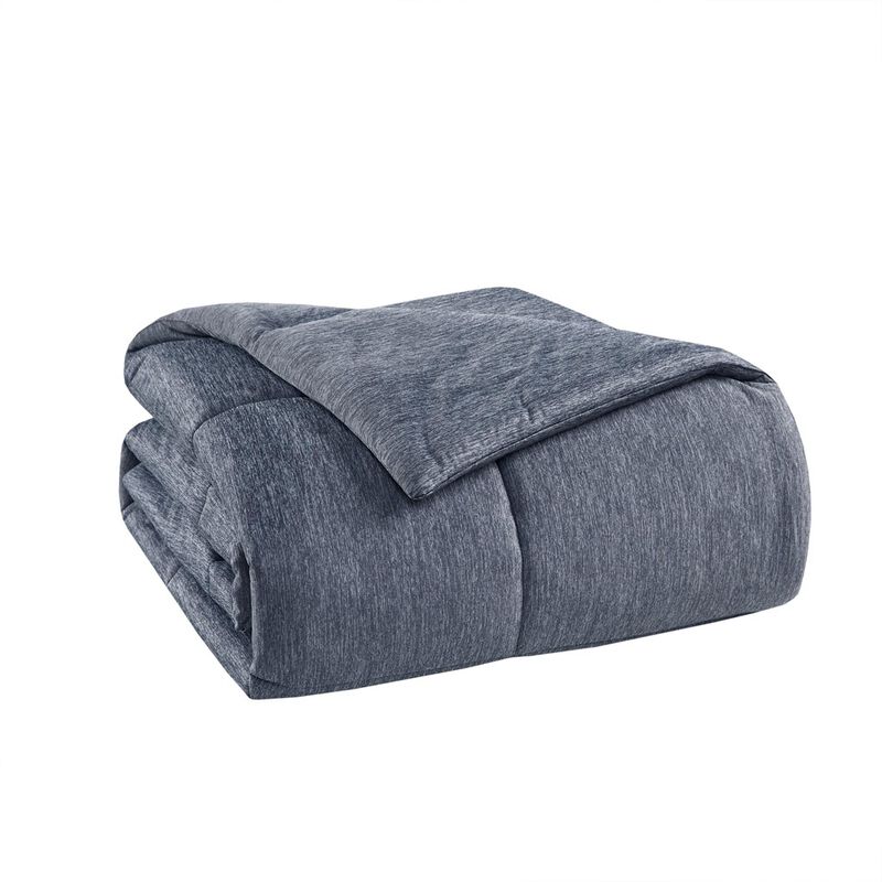 Gracie Mills Heathered Jersey Knit Down Alternative Comforter