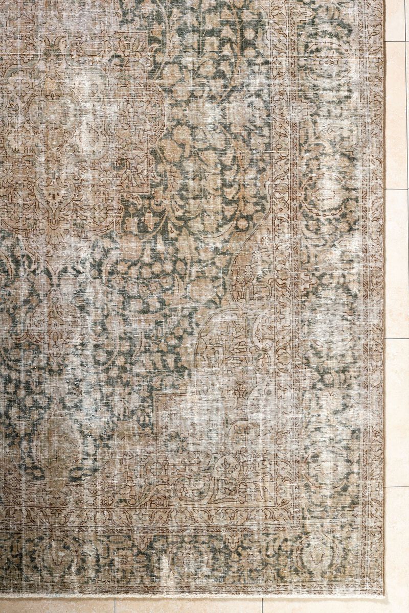 District Loom Vintage Turkish Area Rug-Hingham