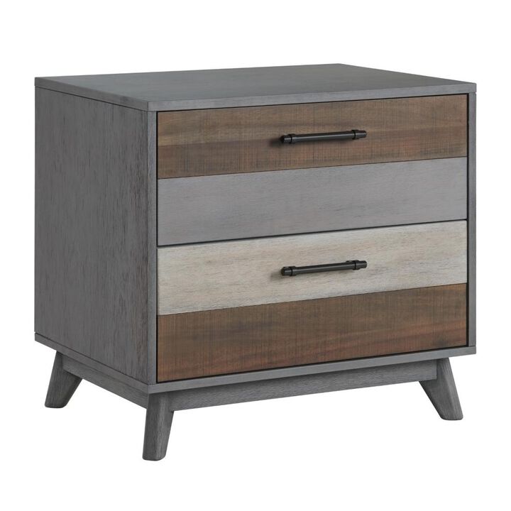 Soho Baby Cascade Nightstand Multi Tone Gray