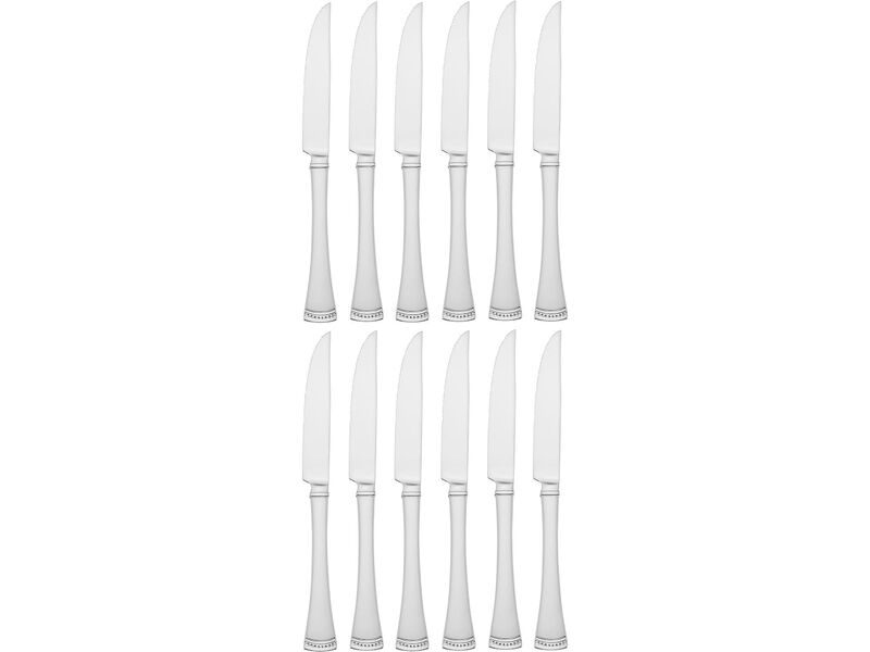 Lenox Portola 12-Piece Steak Knife Set, 3.60 LB, Metallic