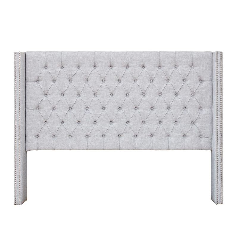 Belen Kox Amelia Queen Upholstered Wingback Headboard, Belen Kox