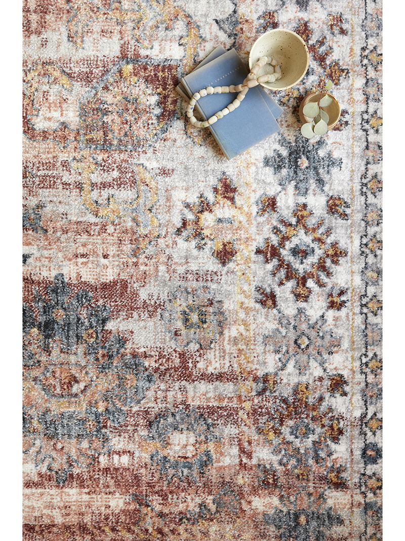 Cassandra CSN06 Rust/Multi 3'9" x 5'9" Rug