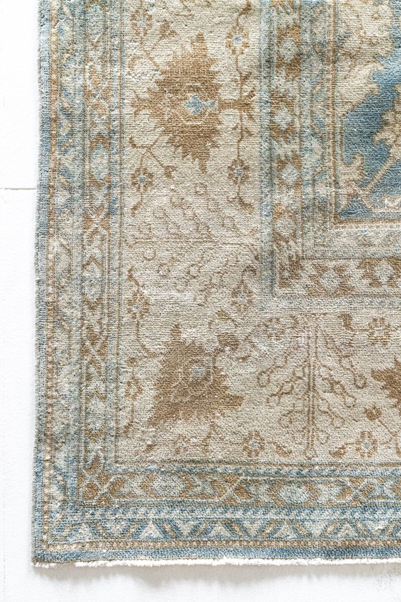 District Loom Antique Indian Agra area rug-Agra