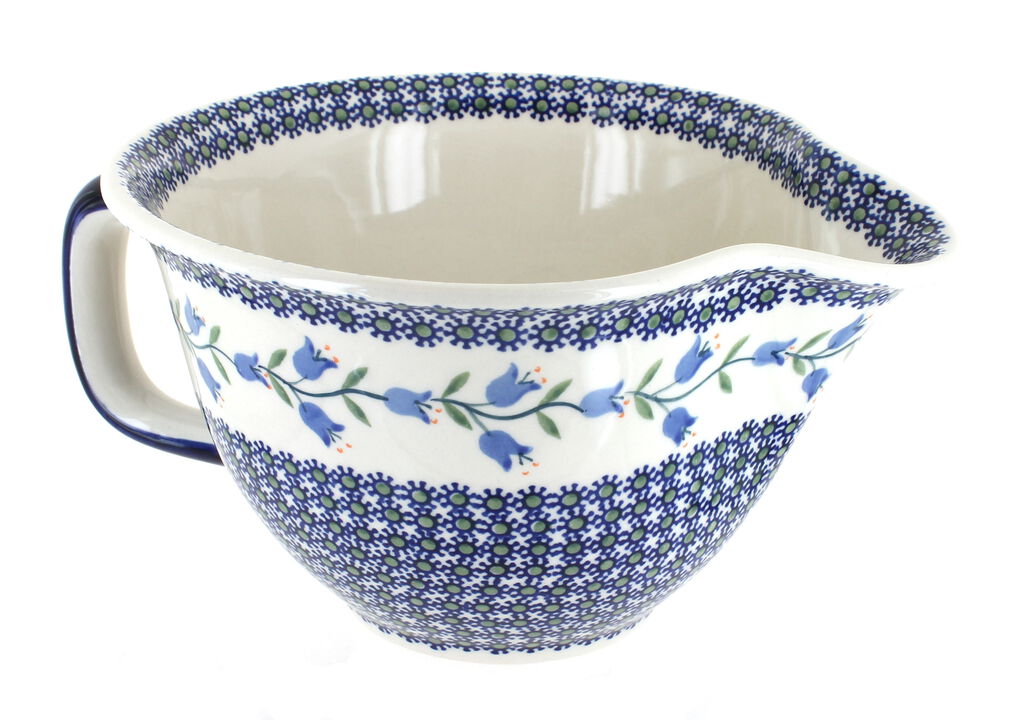 Blue Rose Polish Pottery Tulip Batter Bowl