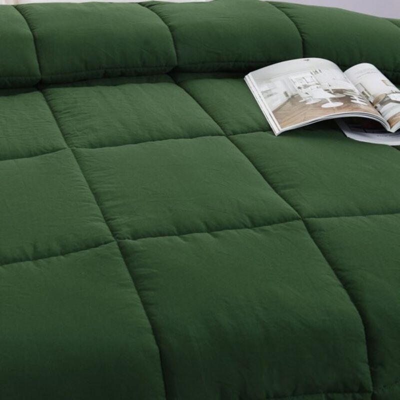 Hivvago 3 Piece Microfiber Reversible Comforter Set