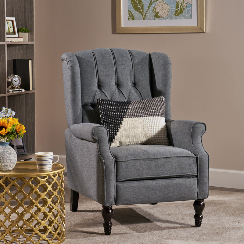 Merax Tufted Fabric Arm Chair Recliner