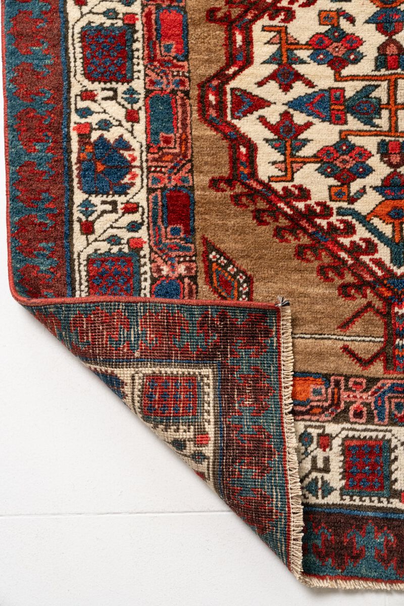 District Loom Vintage Serab Camel Hair Runner Rug-Broadview