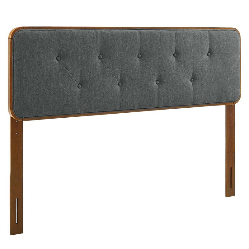 Modway - Collins Tufted King Fabric and Wood Headboard