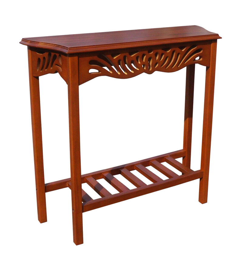 Mahogany Honey Entrance Wall Table