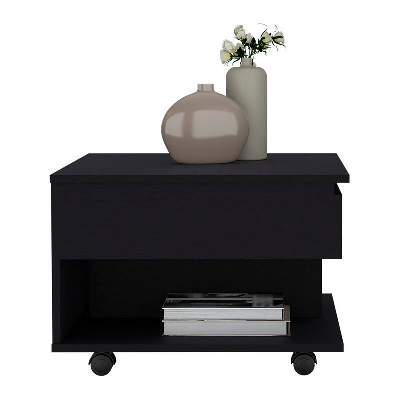 Lift Top Coffee Table Mercuri, Living Room, Black