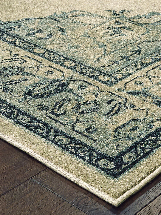 Raleigh 1'10" x 3' Ivory Rug