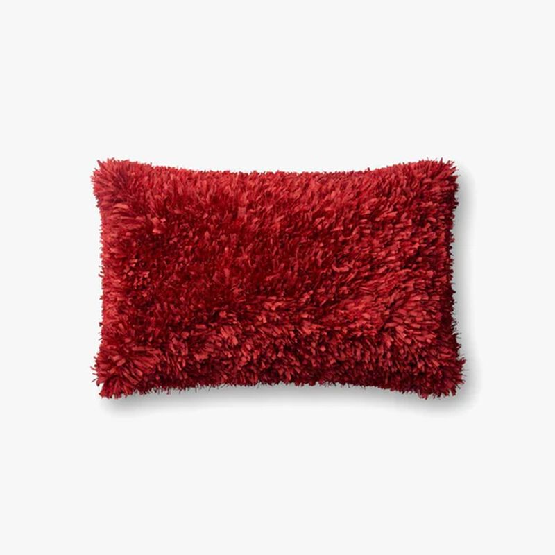 P0045 Red 13"x21" Down Pillow