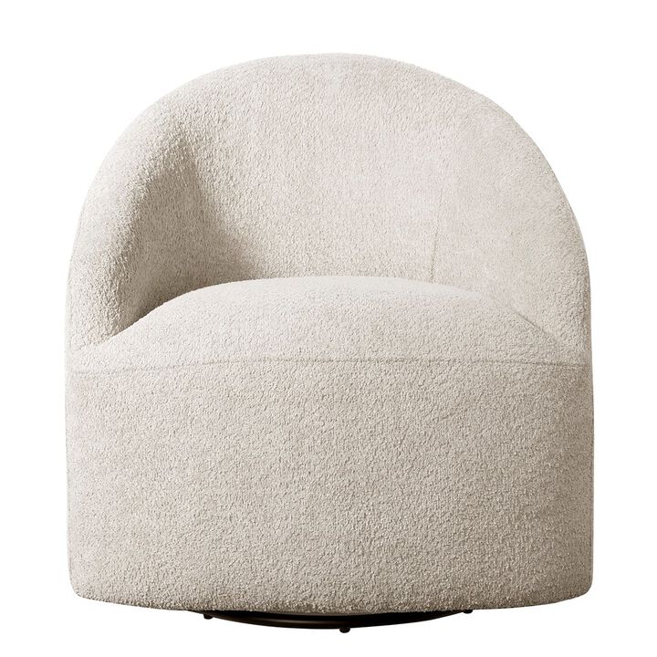 Gracie Mills Yair Modern Upholstered Swivel Chair