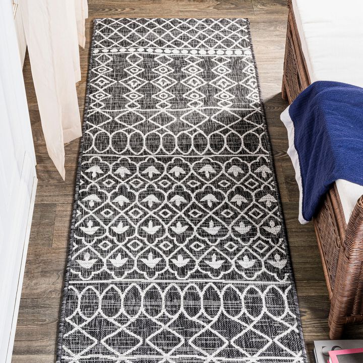 Kafel Tribal Bohemian Indoor/Outdoor Area Rug