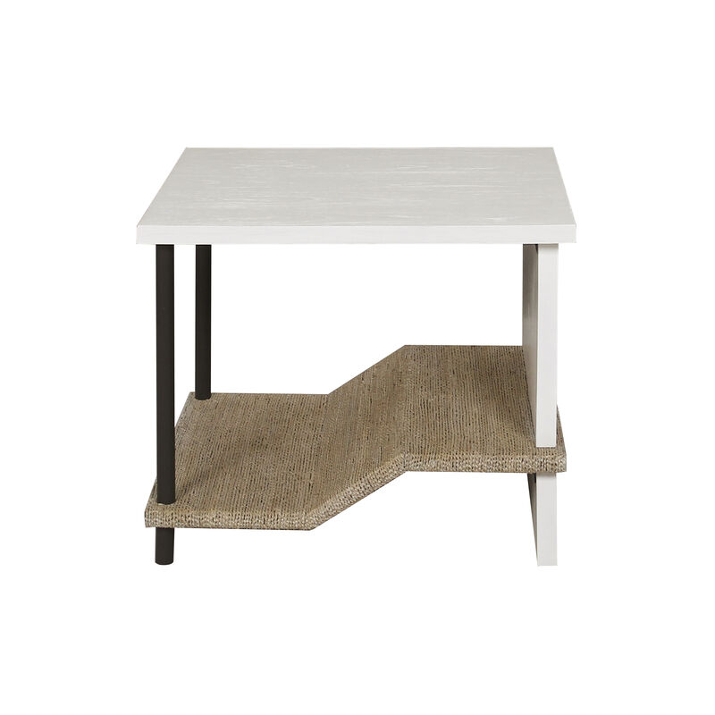 Riverview White Accent Table