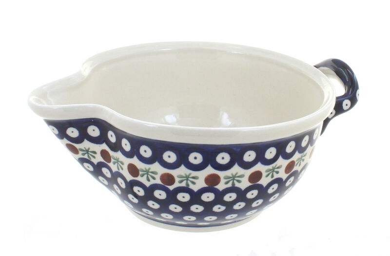 Blue Rose Polish Pottery Sweet Annie Batter Bowl