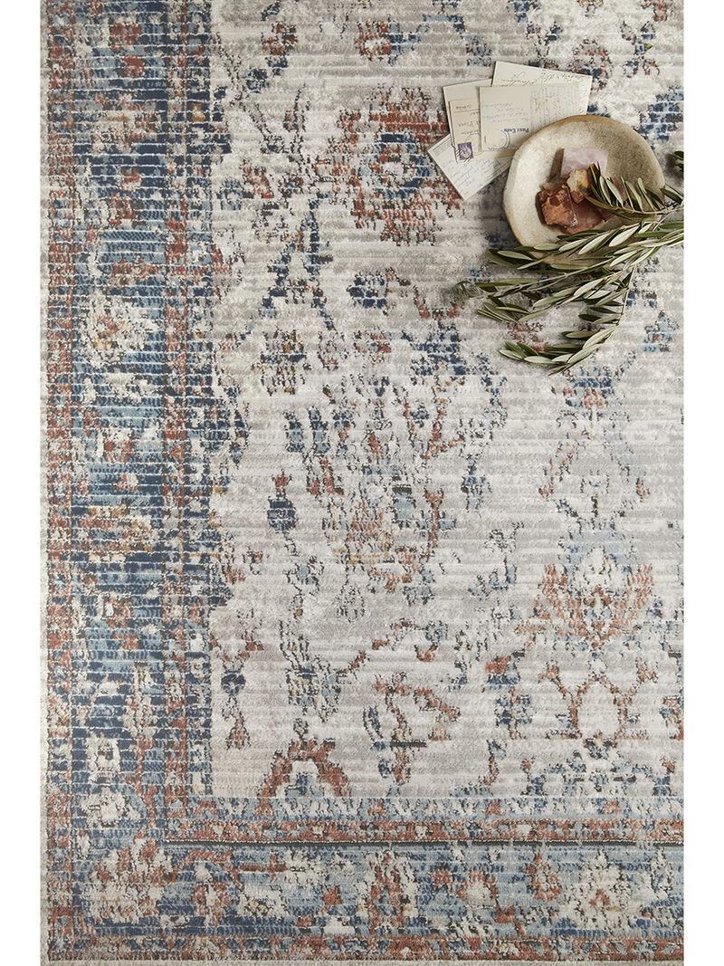 Bianca BIA05 Dove/Multi 6'7" x 9'2" Rug