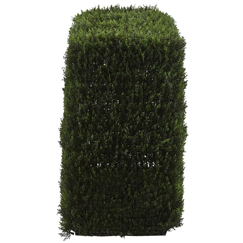 HomPlanti Artificial Decorative Cedar Hedge  (Indoor/Outdoor)