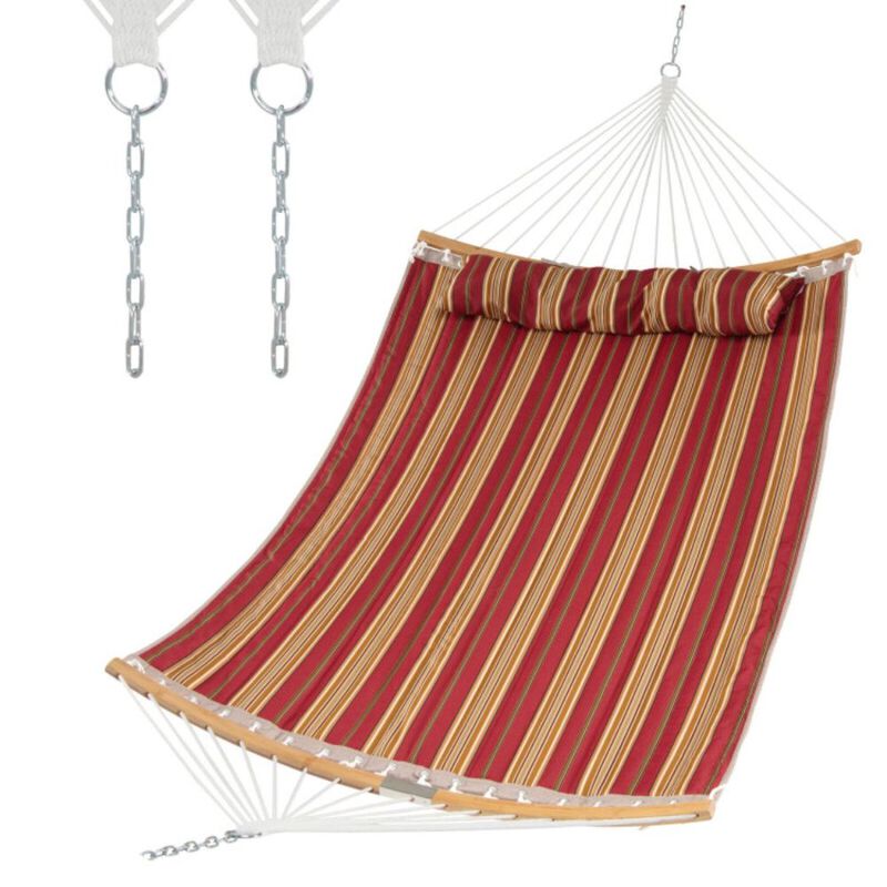 Outdoor Hammock with Detachable Pillow