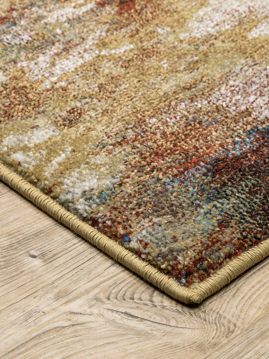 Venice 2'3" x 7'6" Blue Rug