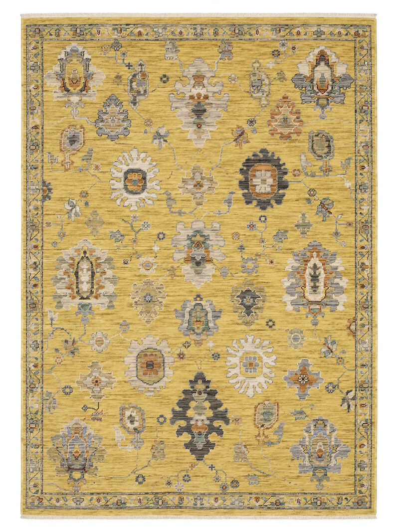 Lucca 2' x 6' Yellow Rug